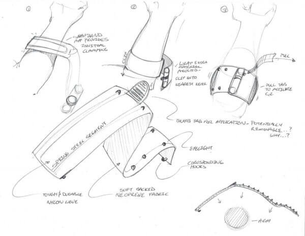 Concept Sketches - Wristband